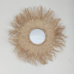 Espejo Tejido 60 cm Color Natural