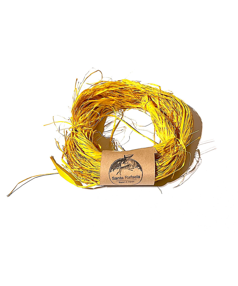 Rafia Color Amarillo