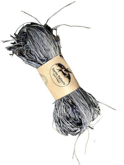 Rafia Color Gris Azulado