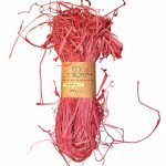 Rafia color Cranberry en formato de 100 gramos, Vegetal
