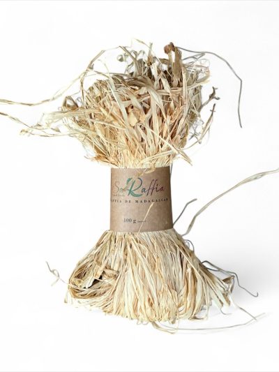 Rafia Natural en formato de 100 gramos, Vegetal